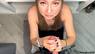 amelie dubon jerks me to orgasm