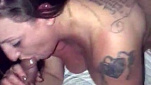 Smooth blowjob leads to intense cum sucking and swallowing action