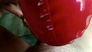 Laura in Heels Sucks Big Cock and Swallows Cum POV