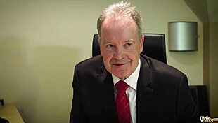 Blonde Brunette Teens Share Cock Deepthroat