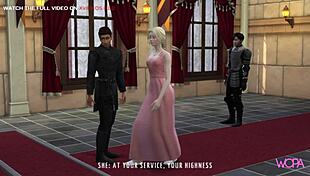 Old trailer wife humiliated for her husband's crimes in 3D