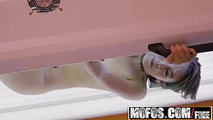 Mofos - Pervs On Patrol - Deepthroat Surprise For Spying Perv Starring Harley Ann Wolf And Charlama