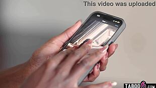 Roommate triggers ebony milf nicole kitt's intense reaction to watching porn in dorm