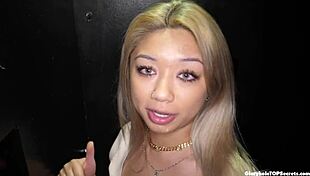 Fuck Yes Gia You Love Swallowing Cum From Big Ass Gloryhole Cock In Liquid Lunch Cumshot