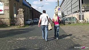 Fremder fucks teen kira outdoor in leipzig