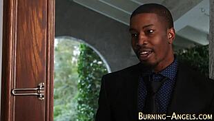 Goth Fetish Girl Rides Big Black Cock With Tattoos