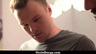 Lucky Stepson Feels Deep Emotions Learning Gay Sex from Daddy