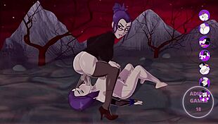 Raven has futanization in this hentai game