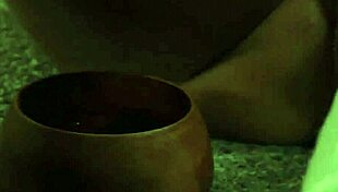 Chained blonde teen slave denied masturbation by femdom mistress after dark!