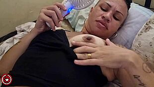 i went to provoke the naughty guy but he couldn't resist, fucked my pussy on the pole and came inside