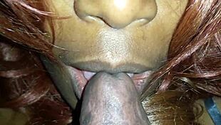 Mama Mouth Sucks And Deepthroats Big Black Cock Sloppily