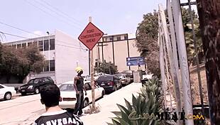 Hot interracial encounter with huge friend