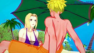 Tsunade and Naruto Uzumaki have intense sex in this Naruto hentai 😏💥