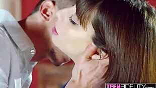 Skinny european teen slut begs for creampie!