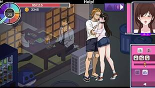 In this hentai game alice the whore gets hard sex while wife is fucked in front of husband part 5