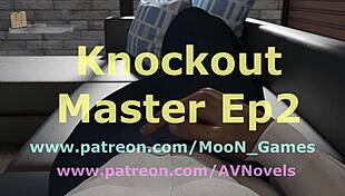 Knockout master 2 features erotic anime scenes