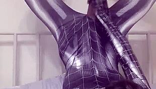 Sexy Gay Teen Masturbates Like Spider-Man