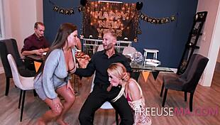 New wife freeusema parody party with blonde and group! 😘