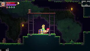 【スカーレット・メイデンの実況プレイ パート2】横スクロのローグライク2階層ボスまで攻略開始！