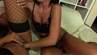 Always Hot And Eager For Sexy Milf First Masturbates And Then Gets Fucked By The Hands Of Her Beautiful Friend.