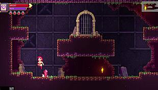 【スカーレット・メイデンの実況プレイ パート2】横スクロのローグライク2階層ボスまで攻略開始！