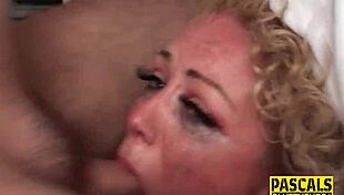 Busty Milf Submissively Sucks Cock In BDSM Scene