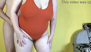 Big Boobed Cheating Wife Takes Cum In Pussy