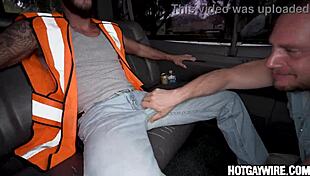 Construction Worker Surprised by Man's Oral Instead of Woman's