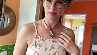 Stepmom Cures Stepson's Performance Anxiety With Her Big Cock In POV While Friends Watch