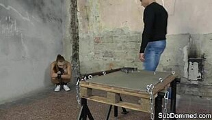 this pussyfucked babe submits to maledom in a kinky blowjob session 😈