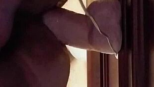 gay maledom uses vibrator on ass in pov