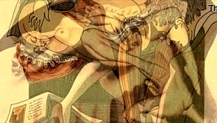 Vintage Hentai Drawings Featuring Hairy Characters