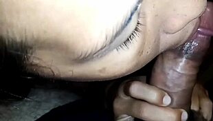 Beautiful skinny Latina cousin slept at my home, early morning craving to suck cock