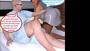 wow, 3d comic hotwife cheats on husband with big black cock on birthday! 🔥