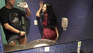 rennan luna takes big cock in her ass!