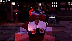 Succubus Delivers Rough Thighjob In 3D Hentai Animation.