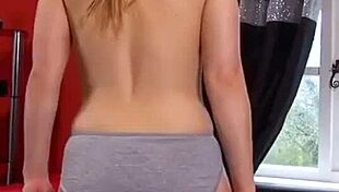 Blonde Girl Pees In Her Panties