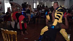 x men strip naked for milfs and get rough anal part 1