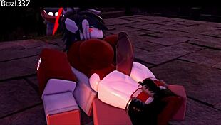 Succubus Delivers Rough Thighjob In 3D Hentai Animation.