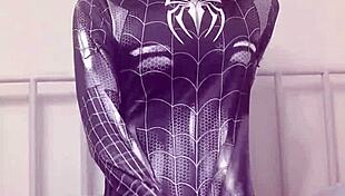 Sexy Gay Teen Masturbates Like Spider-Man