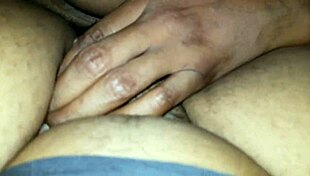 rubbing my clit on her hole 😍