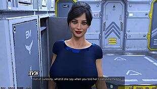 Stranded In Space 22 - Big Tits Milf Wants To Talk With Anime Teen 18+ Hentai Outfit Curvy 3D Cartoon Game Mature