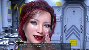 Stranded In Space 22 - Big Tits Milf Wants To Talk With Anime Teen 18+ Hentai Outfit Curvy 3D Cartoon Game Mature