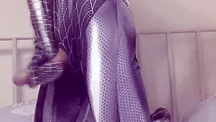 Sexy Gay Teen Masturbates Like Spider-Man