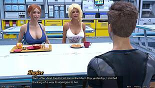 stranded in space 38 - public handjob