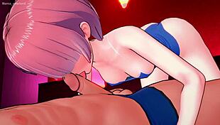 Ram Loves Getting Footjobs In Bikini Version