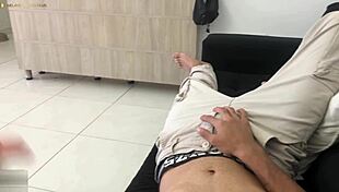 Colombian BBW Helps Stepson with Erection Problem!