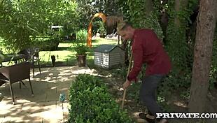 Private Com: Sexy Star Little Caprice Fucking Wild Outdoors With Handjob, Licking Pussy, And Creampie In Missionary