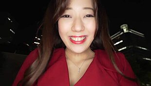 tall asian wife kanna squirts during group blowjob 😍