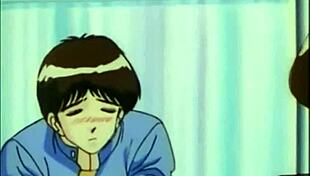 anime strapon fuck threesome with big tits 😍